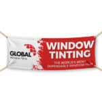 White & Red Global Banner